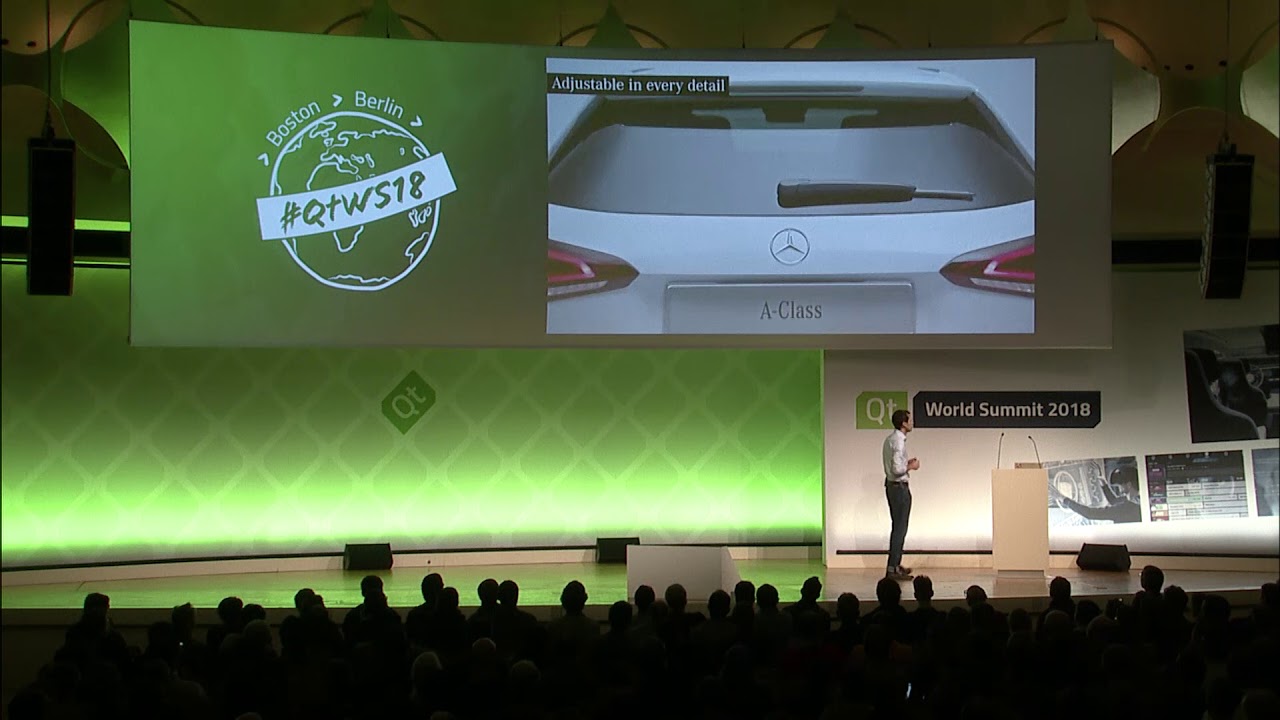 Making of Qt-Powered UI @MBUX by MBition Mercedes Benz Innovation Lab at Daimler Keynote @QtWS18