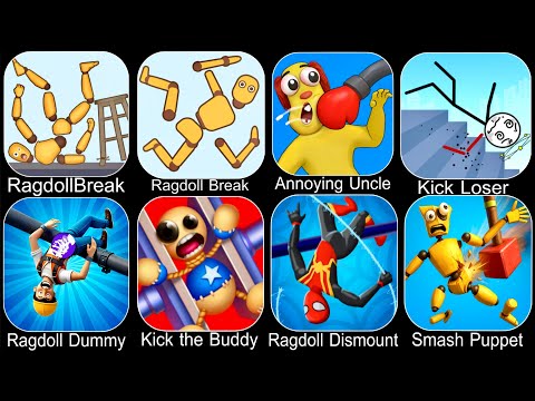 Ragdoll Break,Kick the Buddy,Annoying Uncle Punch,Kick Loser,Ragdoll Dummy,Smash Puppet,Ragdoll Game - YouTube