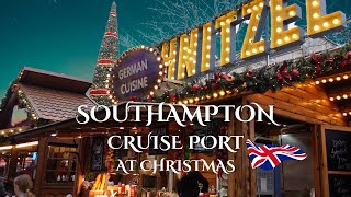 🚢🎄🧑‍🎄A Pre Cruise visit to SOUTHAMPTON, the Christmas Market, Festive Stores & the Holiday Inn🧑‍🎄🎄🚢