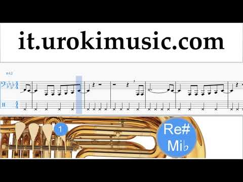 Corso di Tuba P!nk - What About Us Tablature Tab Parte#2 um-i276