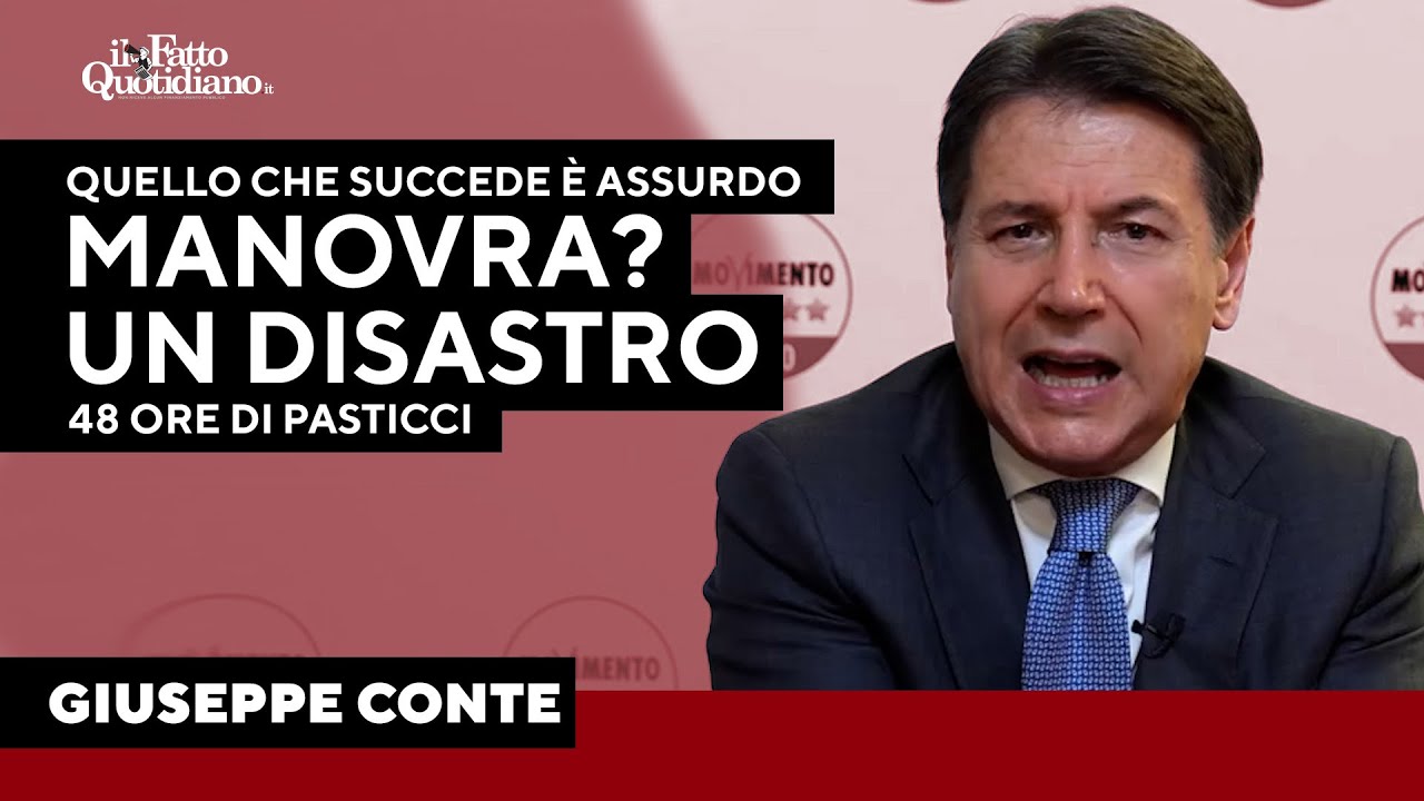 "Quello che succede è assurdo, 48 ore di caos". Ecco cosa ha detto Conte