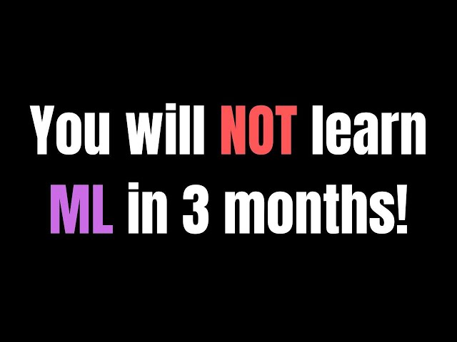 Mastering Machine Learning: A Comprehensive Guide to Learning Like a ...
