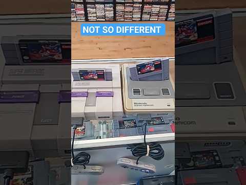 Super Nintendo Super Famicom  Not so Different