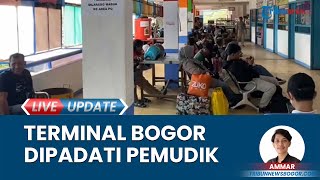 Mendekati Puncak Arus Mudik, Terminal Baranangsiang Bogor Mulai Dipadati Pemudik