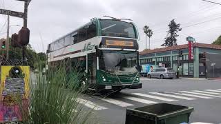 AC Transit Lines 88, 36, and J in Berkeley Ca, Ft Double Decker and Fuel Cell Buses