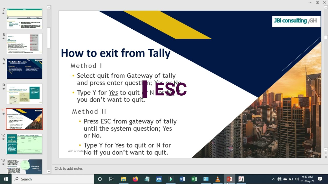 Tally Tutorial made simple in Africa