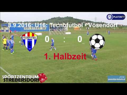 3.9.2016: U16: Tecnofutbol - Vösendorf