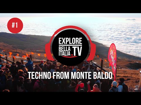 Sunset Techno on Monte Baldo Italy by Dr. Gonzo-DJ Set in the mountains for Explore Bella Italia TV