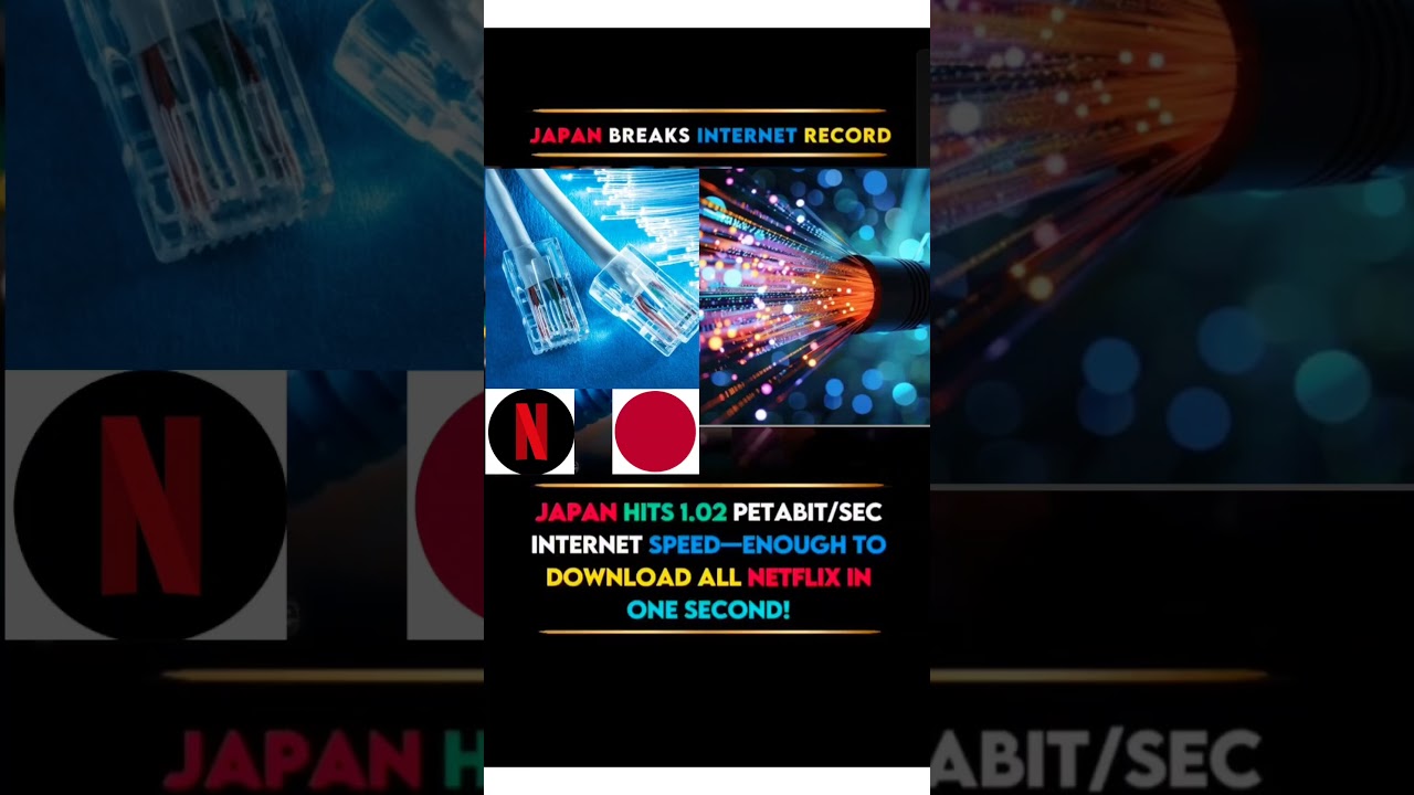 🚀 Japan Breaks Internet Speed Record! Mind-Blowing Technology | #trending #japan #kvrlearners