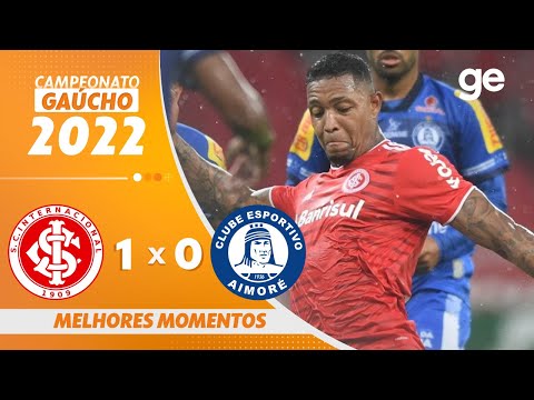 Gols e lances de Internacional x Aimoré