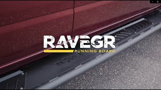 Ravegr Running Boards Fits Late-Model Ram 1500 Crew Cab Truck (New Body Style) - video thumbnail 3