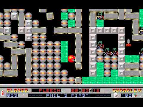 Supaplex: Original Levels: Level 63: Phil's First!