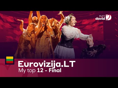 Eurovizija.LT (Lithuania) - My Top 12 - Final - 🇱🇹 ESC 2025