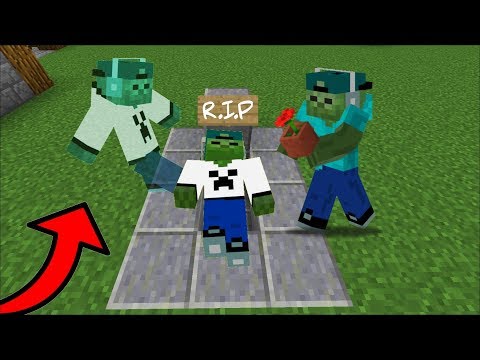 HOW ZOMBIE MATTY BECAME A GHOST !! Minecraft !!