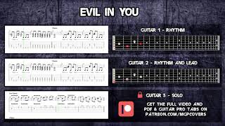 Kalmah - Evil In You Tutorial | Full Tabs - Guitar Lesson (Guitar Pro)