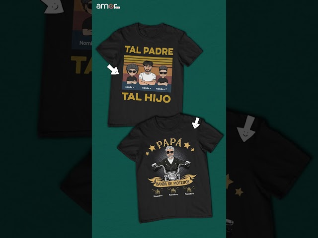 Vídeo relacionado con QCM Productos Personalizados Camiseta Papá Y Bebé | Regalo Divertido | Especial Día del Padre | 100% Algodón (Copiar Y Pegar)