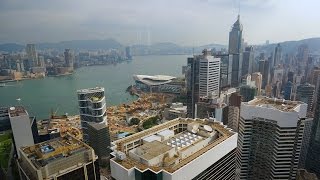 With a roof-top action camera . . . Hong Kong 香港 drive ...