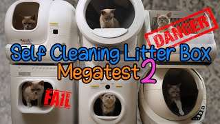 SELF CLEANING LITTER BOX Mega Test 2: Popur X5/ Lavviebot S & MORE!
