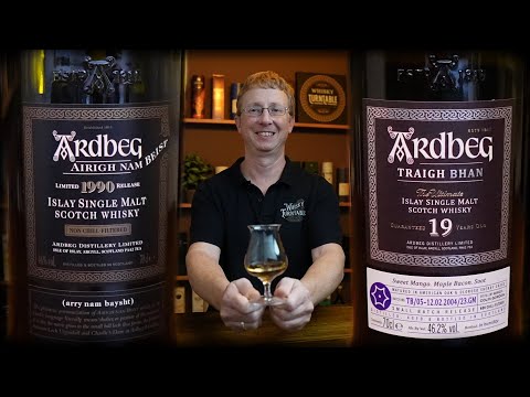 Ardbeg - 1990 Airigh Nam Beist 46 % vs. 19 Jahre Traigh Bhan 46,2 % Vol.