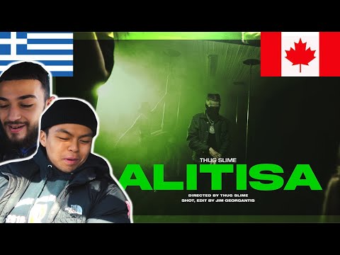 CANADIANS REACT TO GREEK TRAP - Thug Slime - Alitisa (Official Music Video)