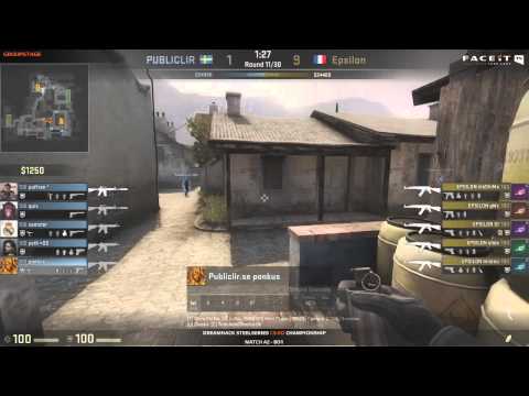 Epsilon vs Publiclir.se [de_inferno] - CS:GO DreamHack Summer 2014