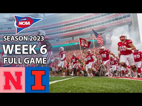 Nebraska Vs. Illinois FULL GAME [Today] |10/06/2023|College Football 2023|Week 6