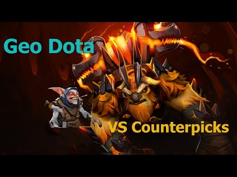 Dota 2 - Meepo VS Counterpicks (Earth Shaker)