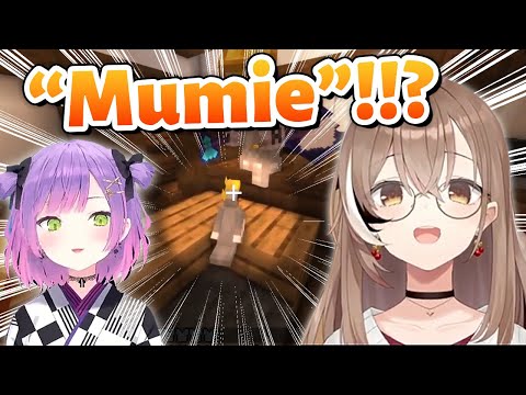 Mumei found her sister "Mumie" at Towa's house【Minecraft/Hololive Clip/JP&EngSub】
