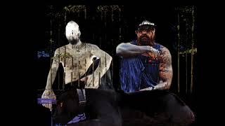 pollo y conejo, cartel de santa (dharius)