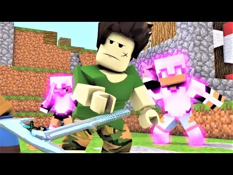 NEW Minecraft Song "Minecraft VS Roblox Battlefield" Minecraft and Roblox Music Video Series