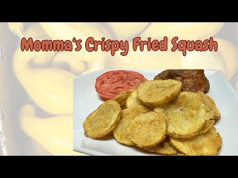 Momma's Crispy Southern Fried Squash: A Golden Delicious Delight