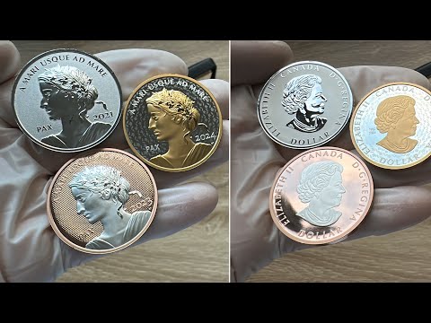 PEACE DOLLAR 1 Oz Silver Coin 1$ Canada 2024