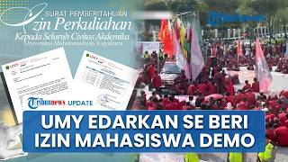 Demi Ikut Demo, UMY Kabulkan Surat BEM KM, Beri Izin Kuliah bagi Mahasiswa yang Turun ke Jalan