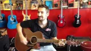 Video thumbnail for Takamine EF440SCGN Acoustic Electric Guitar Wildwood Flower Nashville Free Hardshell Case by JFMusicOnline