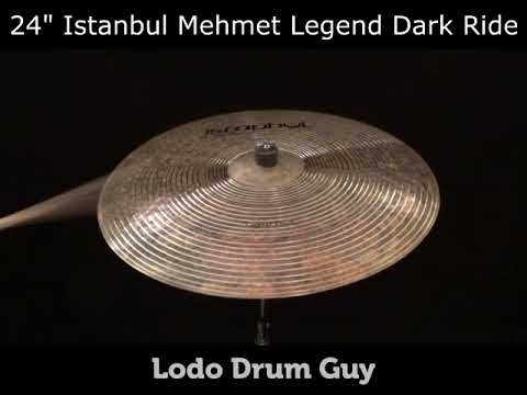 SOLD OUT 24" Istanbul Mehmet Legend Dark Ride Cymbal NEW