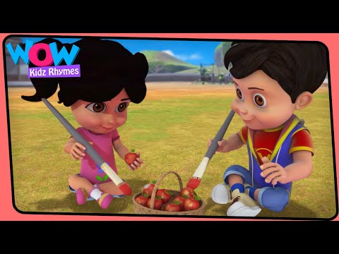 Vir the robot boy | Nursery Rhymes for Kids | Merry Christmas | Red Apple | Wow Kidz Rhymes