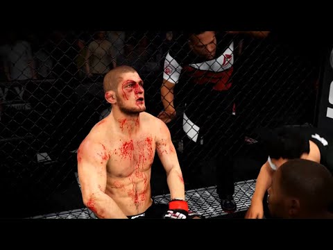 Khabib Nurmagomedov vs. Achill - EA sports UFC 2 - Crazy UFC 👊🤪
