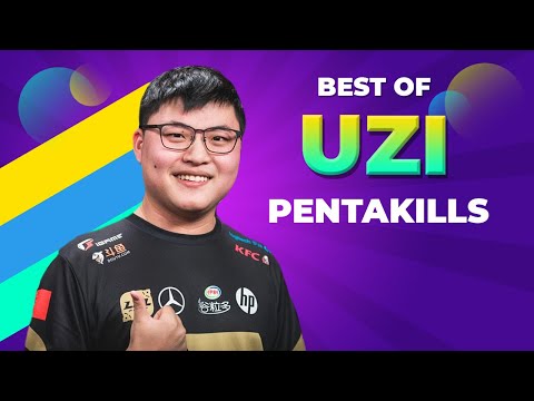 Best of Uzi Montage - Pentakills edition | League of legends