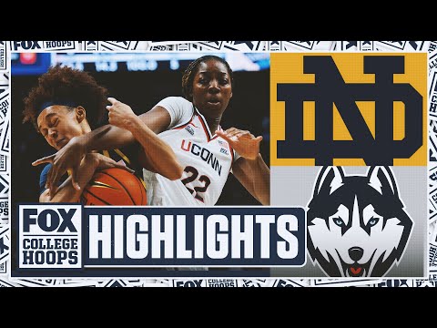 Notre Dame Fighting Irish vs. No. 1 UConn Huskies Highlights 🏀 FOX College Hoops
