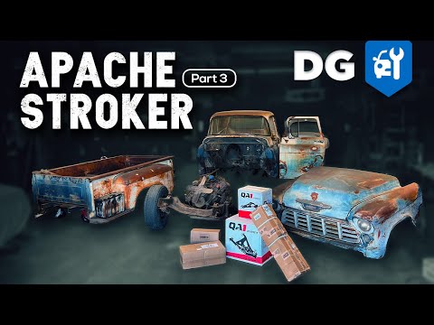 '55 Chevy Barn Find Gets QA1 Suspension Upgrade | #ApacheStroker [EP3]