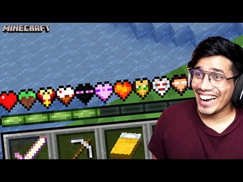 Anshu Bisht - Minecraft, But There Are Super Hearts