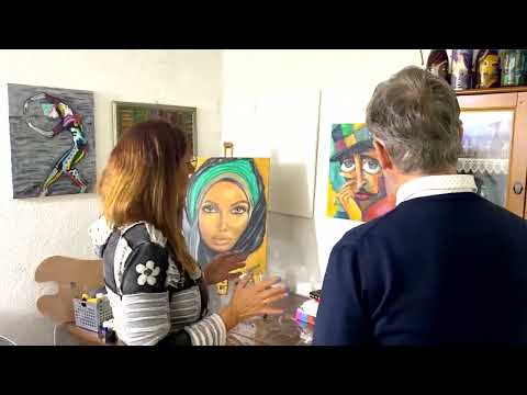 Oggi abbiamo incontrato Alessandra, un’artista che vive la pittura come una vera forma di espressione personale