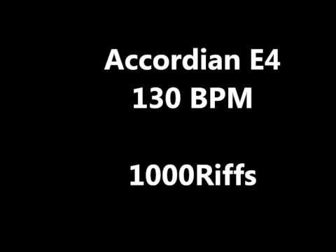 Accordian E4 Metronome : 130 BPM - Beats Per Minute