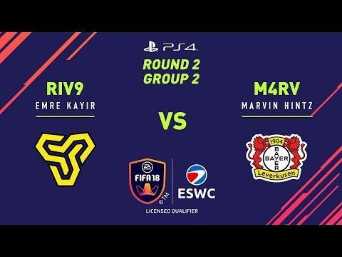 ESWC Fifa18 Paris Global Series Qualifier - PS4 - Riv9 vs M4rv - Round 2 - Group 2