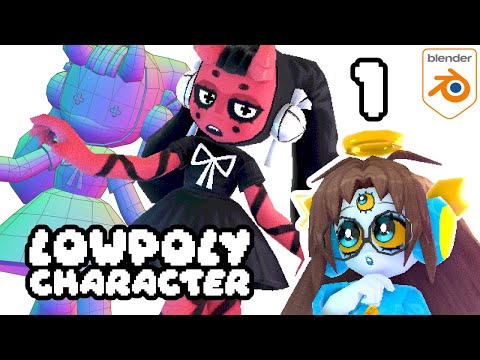 Creating a 3D character in Blender - Turnaround & Modelling Tutorial