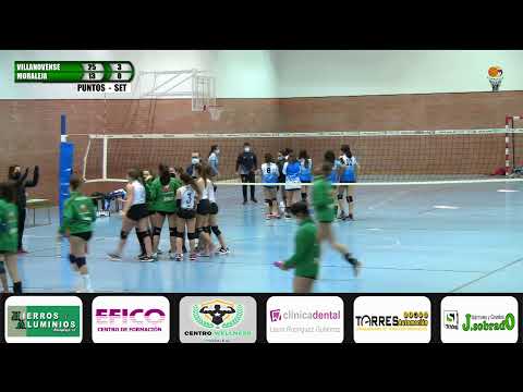J6 LIGA VOLEIBOL 21/22 INFANTIL VILLANOVENSE - MORALEJA