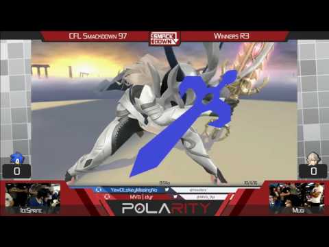 CFL Smackdown 97 WiiU - IceSprite (Sonic) vs Mugi (Corrin) - Winners R3