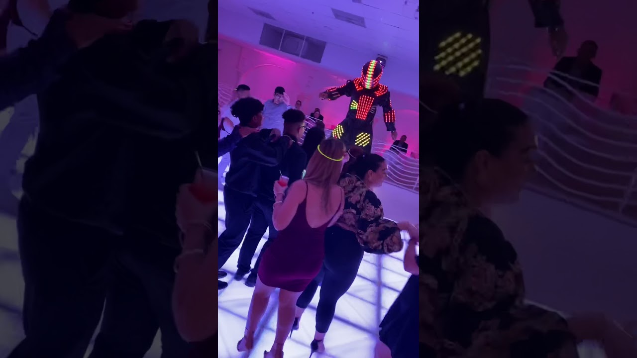 LED Robot Hora Loca Hooray Party