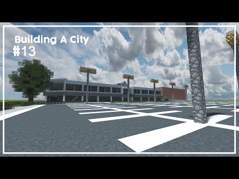 Building A City #13 // Shopping Mall (Part 1) // Minecraft Timelapse