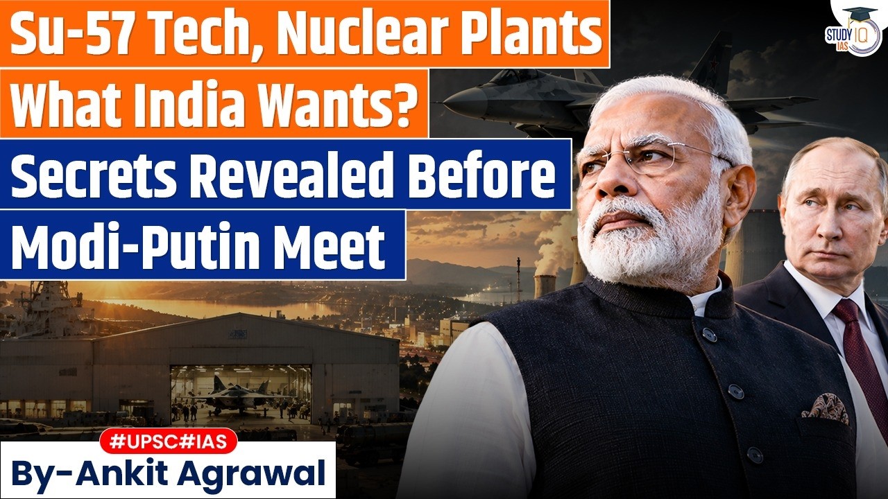 Russia reveals India's big asks ahead of Modi-Putin meet | Ankit Agrawal Study IQ
